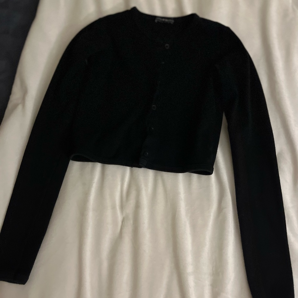 Brandy Melville button crop cardigan